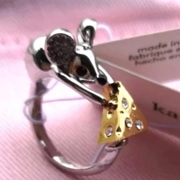 $89 Kate Spade Year of the Rat Ring in silver and gold - Picture 4 of 5